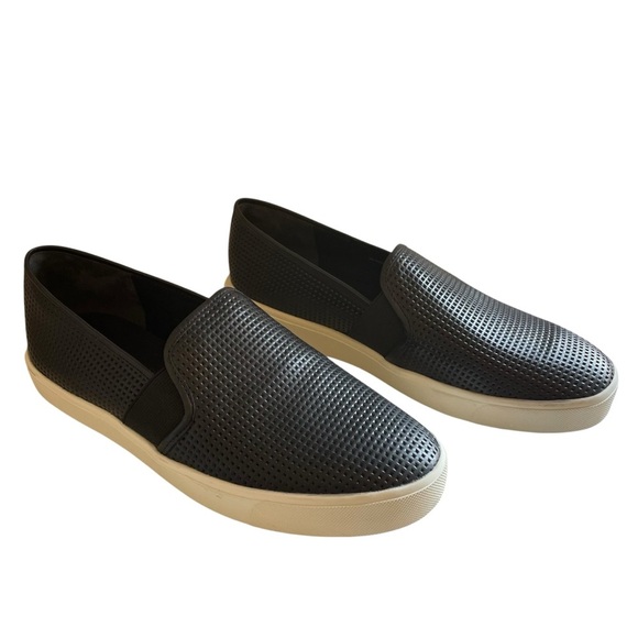 Vince Perforated Leather Blair Slip-On Sneakers NWT - Picture 4 of 16